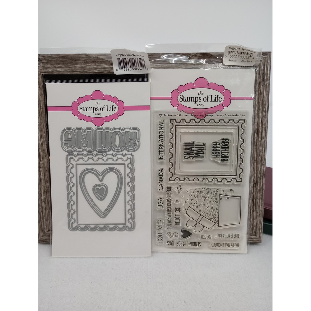 The Stamps of Life Stamp and Die Large Postage NEW